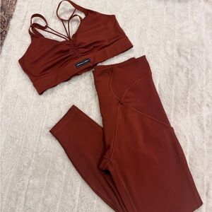 Savage X Fenty Rust Activewear Set
